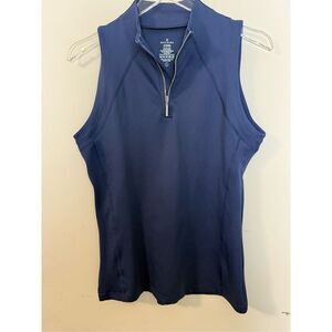MOCHARA SLEEVELESS BASE LAYER IN INDIGO LARGE